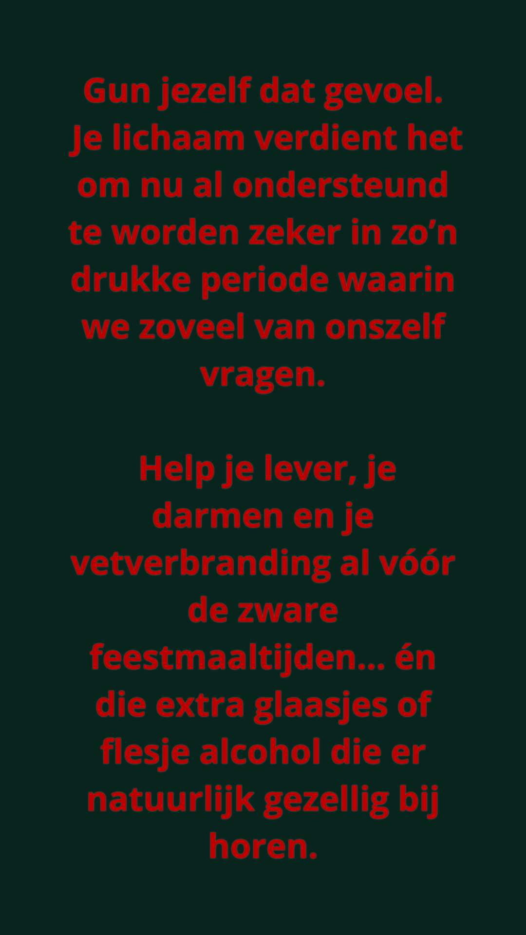 A feel-good holiday pack with 4 supplements to support your digestion, energy and comfort during the festive days.