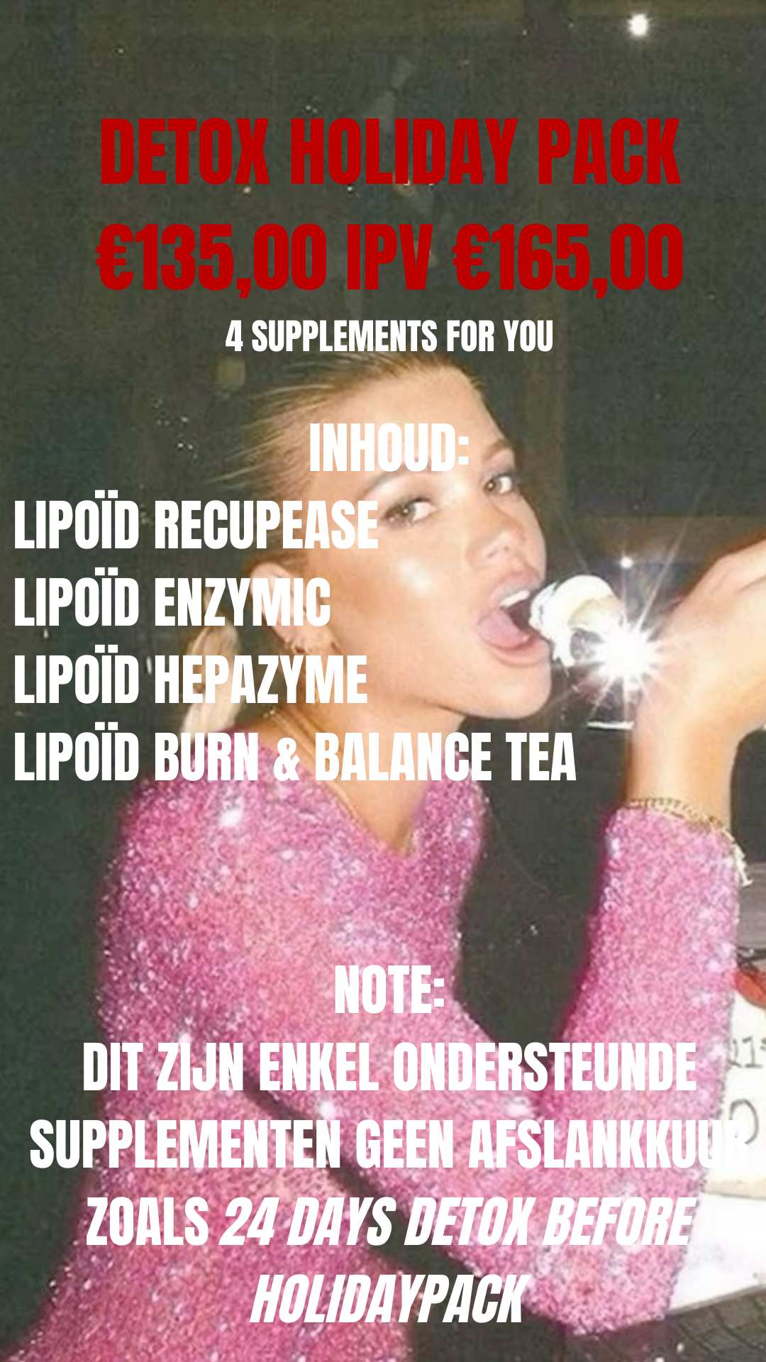 A feel-good holiday pack with 4 supplements to support your digestion, energy and comfort during the festive days.