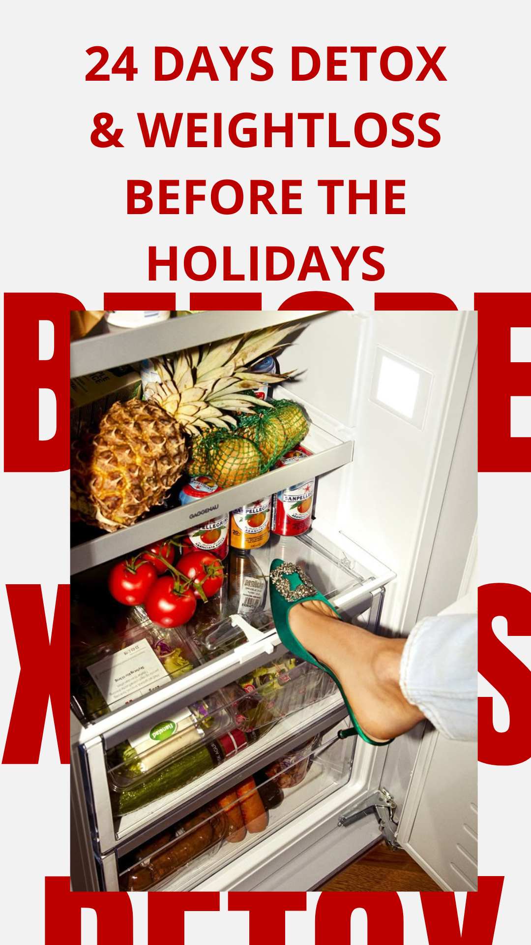 1. BLACK FRIDAY- 24DAYS BEFORE XMAS DETOX & WEIGHTLOSS