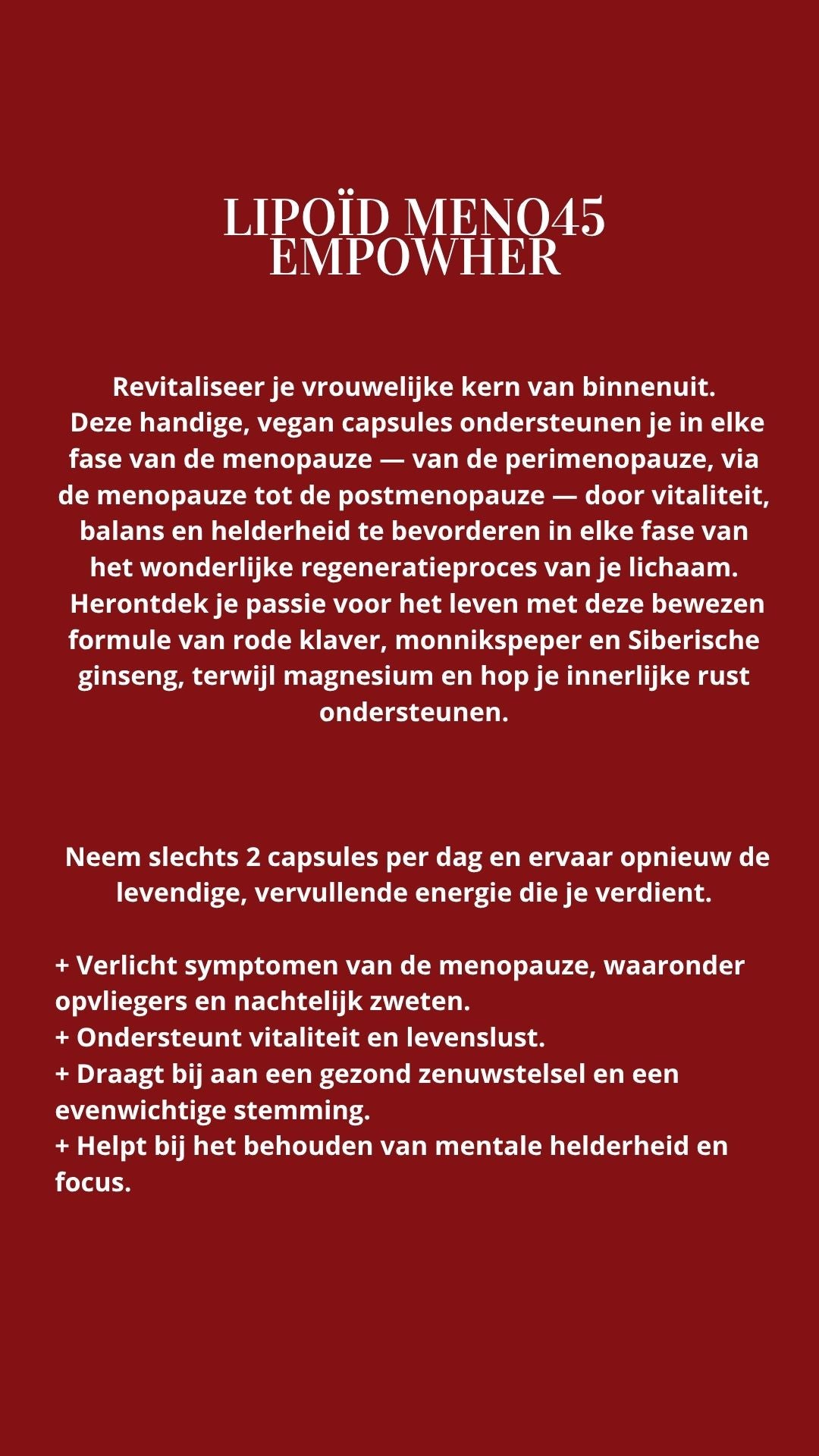 Lipoïd MEH 45-MenoEmpowHer